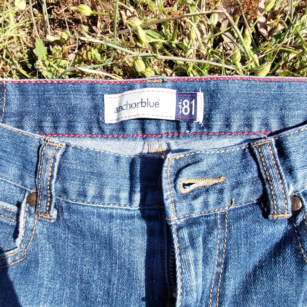 Low Rise Anchor Blue Jeans - Picture 8 of 8